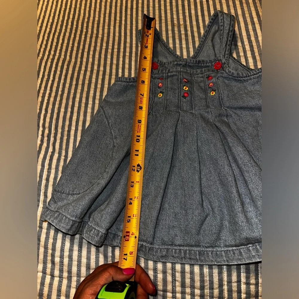 Gymboree brand‎ denim overall dress X Small
